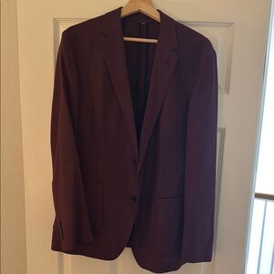 Bonobos Burgundy Sport Coat with Notch Lapel